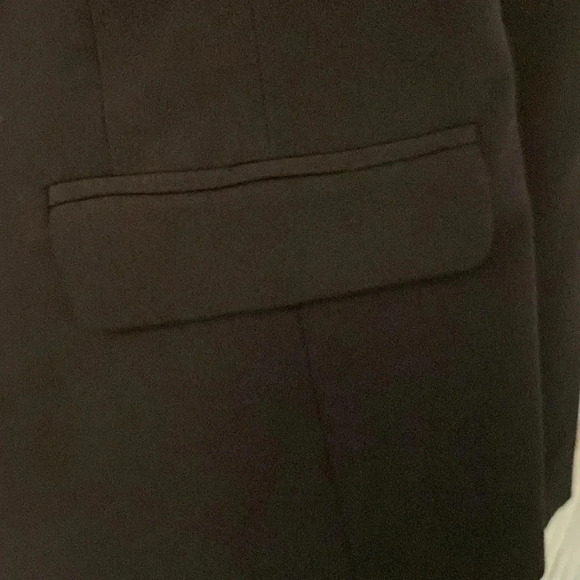 Black Blazer Worthington Women Size 14  One Button Jacket Business or Causal - Picture 4 of 6